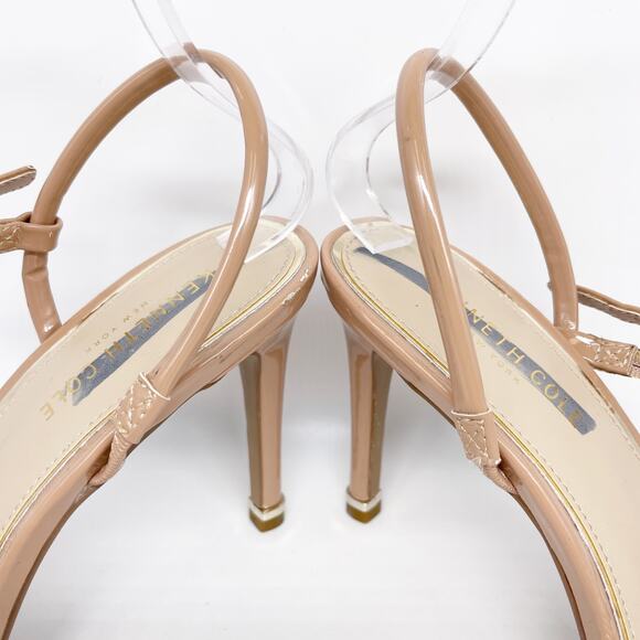 Kenneth Cole Women's Baxley Strappy High Heel Sandals Tan Size 6.5M - Picture 15 of 15